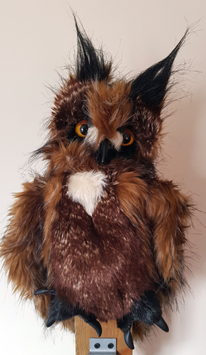 Great horned Owl Puppets